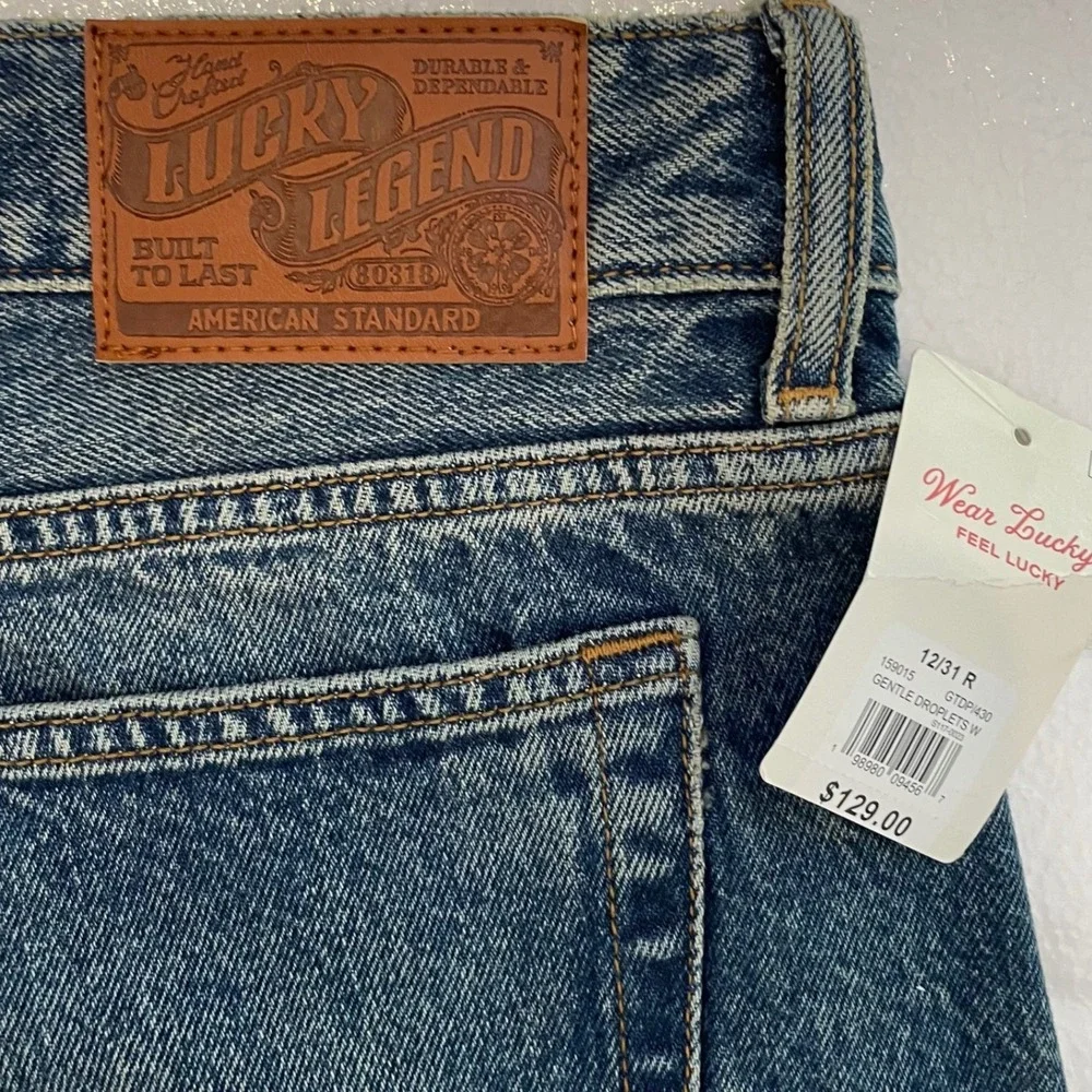 Lucky Brand Lucky Legends Jeans Women 12/31 Ultra Wide Leg Low Rise Y2K Coquette